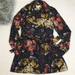 Vertigo Paris Double Breasted Trench Rain Coat S